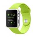  Apple Watch Sport 42mm Silver Aluminum Green Sport Band Discount (MJ3P2)