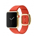  Apple Watch Edition 38mm 18-Karat Yellow Gold Bright Red Modern Buckle (MJ3G2)