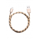 .  Devia Fashion USB-C Charge Cable (Gold)