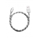 .  Devia Fashion USB-C Charge Cable (Silver)