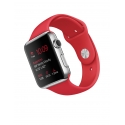  Apple Watch 38mm Stainless Steel Red Sport Band (MLLD2)