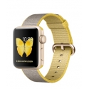  Apple Watch 2 Sport 38mm Gold Aluminum Yellow/Light Gray Woven Nylon (MNP32)