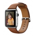  Apple Watch 2 42mm Stainless Steel Saddle Brown Classic Buckle (MNPV2)