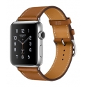  Apple Watch 2 42mm Stainless Steel Hermes Fauve Barenia Leather Single Tour (MNQC2)