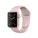  Apple Watch Series 1 Sport 38mm Rose Gold Aluminum Pink Sand Sport Band (MNNH2)