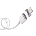 .  TGM Magnetic Lightning to USB (White) (1m)