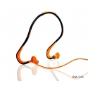 Acc.    Remax RM-S15 Earphone Black/Orange