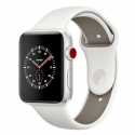  Apple Watch Series 3 42mm Ceramic Edition Soft White/Pebble Sport Band (MQKD2)