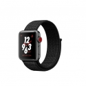  Apple Watch Series 3 38mm Aluminum Nike+ Black/Pure PlatinumSport Loop (MQL82)