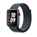  Apple Watch Series 3 42mm Aluminum Nike+ Midnight Fog Nike Sport Loop (MQLH2)