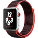  Apple Watch Series 3 42mm Aluminum Nike+ Bright Crimson/BlackSport Loop (MQLE2)