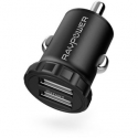 Acc.   RavPower Dual Ports USB Car Charger Black (RP-PC031)