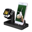 .   Apple Watch 1/2 iPhone TGM Charger Dock Station+Holder for Apple Watch Black