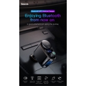 Acc. FM- +   Baseus Locomotive Bluetooth MP3 Vehicle Charger Black
