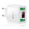 .   Powstro Dual USB Charger White (HKL-USB29)
