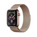  Apple Watch Series 4 44mm Stainless Steel Gold Milanese l. Gold Steel (MTV82)