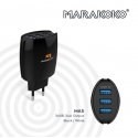 .   Marakoko 3-Port USB Wall Charger Black (MA5)
