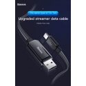 .  Baseus Glowing Data Cable (Black) (1m)