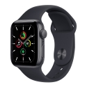  Apple Watch SE GPS 44mm Space Gray Aluminum Midnight Sport Band (Used) (MKQ63)