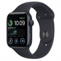  Apple Watch SE 2 GPS 44mm Midnight Aluminum with Midnight Sport Band (MNK03)