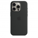 Acc.   iPhone 15 Pro Apple Silicone Case MagSafe Black () ()