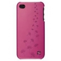 Acc. Чехол-накладка для iPhone 4/4S Trexta Nature Series (Кожа) (Малиновый) (813365015721)