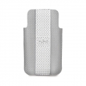 Acc. Чехол для iPhone 4/4S Puro Golf (Экокожа) (Серый/Белый) (IPC4GOLF1000)