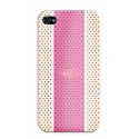 Acc. Чехол-накладка для iPhone 4/4S Puro Golf Cover (Пластик) (Розовый/Бежевый) (IPC4GOLF6)