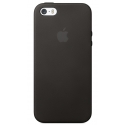 Acc. Чехол-накладка для iPhone SE/5S Apple Case (Кожа) (Черный) (MMHH2ZM/A)