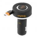 Acc.    Unplug Lightning Retractable Charger 2.1A Black