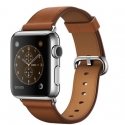  Apple Watch 38mm Stainless Steel Saddle Brown Classic Buckle (MMF72)