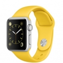  Apple Watch Sport 42mm Silver Aluminum Yellow Sport Band (MMFE2)