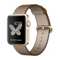 Часы Apple Watch 2 Sport 42mm Gold Aluminum Toasted Coffee/Caramel Woven Nylon UA UCRF (MNPP2)