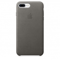 Acc. Чехол-накладка для iPhone 7 Plus/ 8 Plus Apple Case (Copy) (Кожа) (Тёмно-серый) (MQGP2FE)