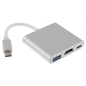 . - Superspeed+ USB-C to HDMI (Silver) (0,18m) (V2200)