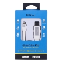 .  MILI Lightning iData Cable Pro 3 in 1 (White) (0.2m) (HI-D72)