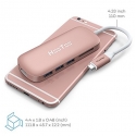 Аксессуар для Mac HooToo Shuttle USB-C Hub Rose Gold (HT-UC001RG)