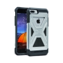 Acc. Чехол-накладка для iPhone 7 RokForm Fuzion Case Natural (Поликарбонат/Метал) (Черный/Серебристы