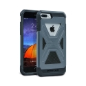 Acc. Чехол-накладка для iPhone 7 RokForm Fuzion Case Gunmetal (Поликарбонат/Метал) (Черный/Металлик)