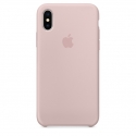 Acc. Чехол-накладка для iPhone X Apple Case (Copy) (Силикон) (Светло-розовый)