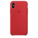 Acc. Чехол-накладка для iPhone X Apple Case (Силикон) (Красный) (MQT52ZM)