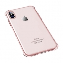 Acc. Чехол-накладка для iPhone X Rock Fence (Силикон) (Розовый)