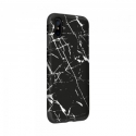 Acc. Чехол-накладка для iPhone X Rock Origin Series (Grained) (Силикон) (Черный/Белый)