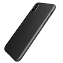 Acc. Чехол-накладка для iPhone X Rock Naked Shell Series (Силикон) (Черный)