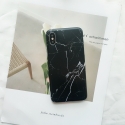 Acc. Чехол-накладка для iPhone X TGM Marble (Силикон) (Черный)