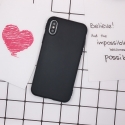 Acc. Чехол-накладка для iPhone X TGM Frosted Case (Поликарбонат) (Черный)
