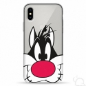 Acc. Чехол-накладка для iPhone X Pump Sylvester The Cat (Силикон) (Прозрачный)