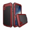 Acc. Чехол для iPhone X Lunatik Taktik (Металл/Силикон) (Красный)