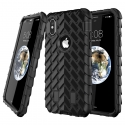 Acc. Чехол-накладка для iPhone X MAX-Q Anti Shock Armor Case (Поликарбонат/Силикон) (Черный)