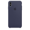 Acc. Чехол-накладка для iPhone Xs Max Apple Case (Силикон) (Тёмно-синий) (MRWE2ZM)